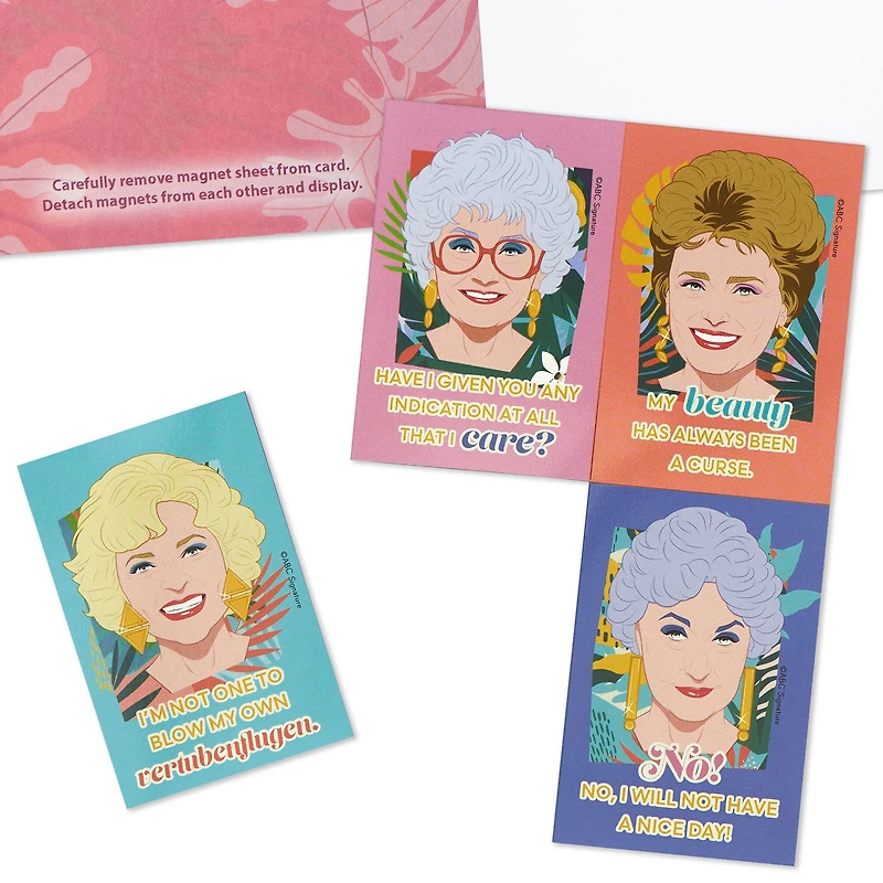 The Golden Girls You Are Golden, Girl Birthday Card With Removable Magnets for only USD 6.99 | Hallmark