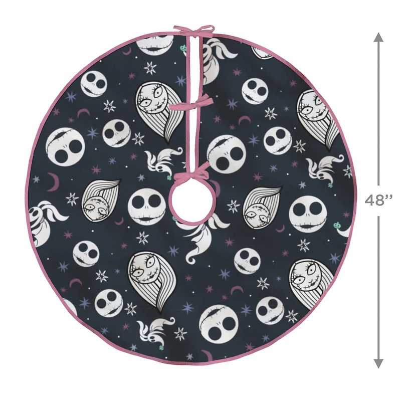 Disney Tim Burton's The Nightmare Before Christmas Fabric Hallmark Tree Skirt, 48" for only USD 22.99 | Hallmark