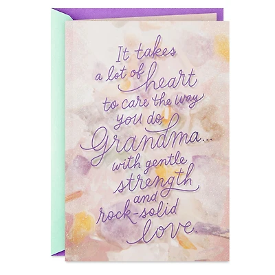 Gentle Strength and Rock-Solid Love Birthday Card for Grandma for only USD 7.59 | Hallmark