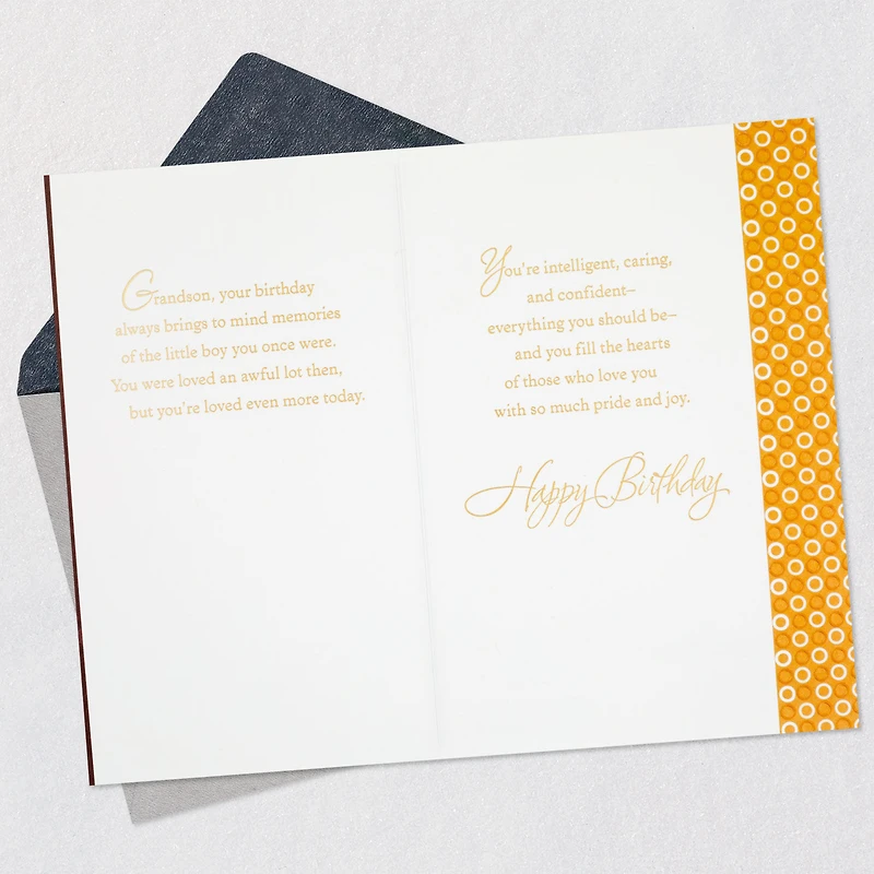 Pride, Joy and Love Birthday Card for Grandson for only USD 5.59 | Hallmark