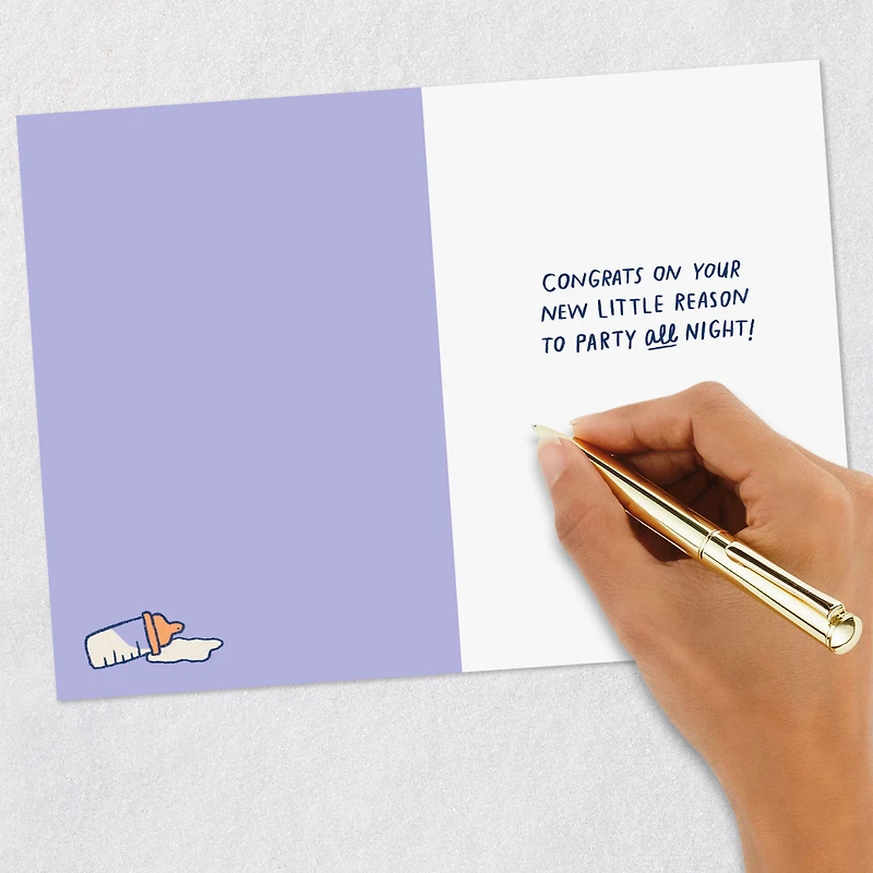 Party at My Crib Funny New Baby Card for only USD 4.49 | Hallmark