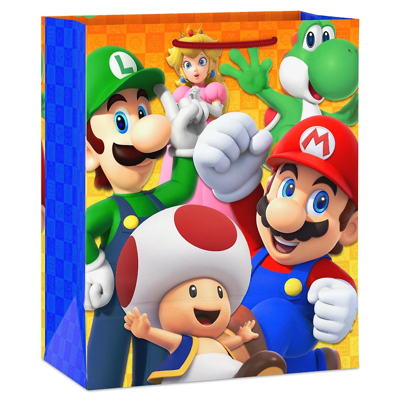 9.6" Nintendo Super Mario™ and Friends Medium Gift Bag for only USD 3.99 | Hallmark