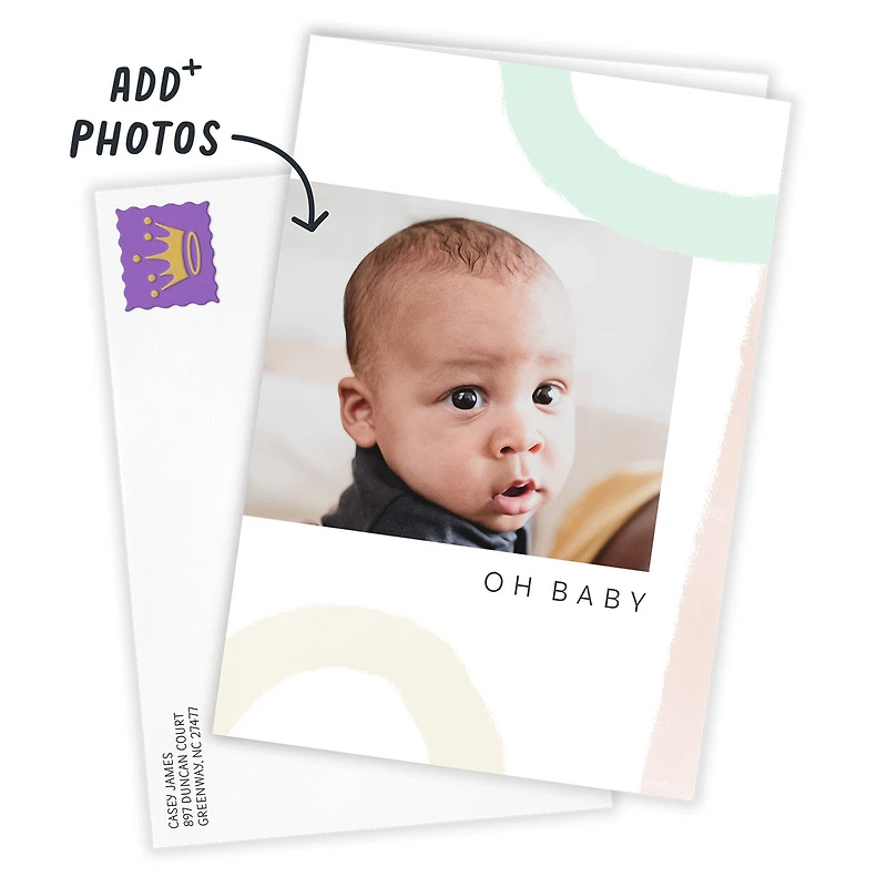 Personalized Circle Designs Photo Card for only USD 4.99 | Hallmark