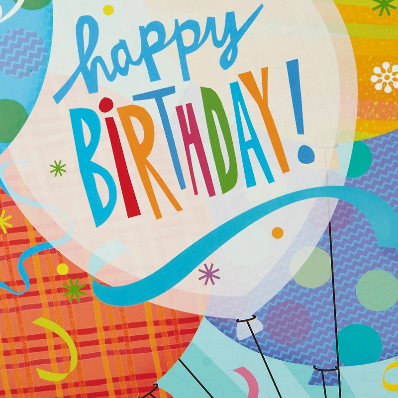 16" Fun Balloons Pop-Up Jumbo Birthday Card for only USD 12.99 | Hallmark