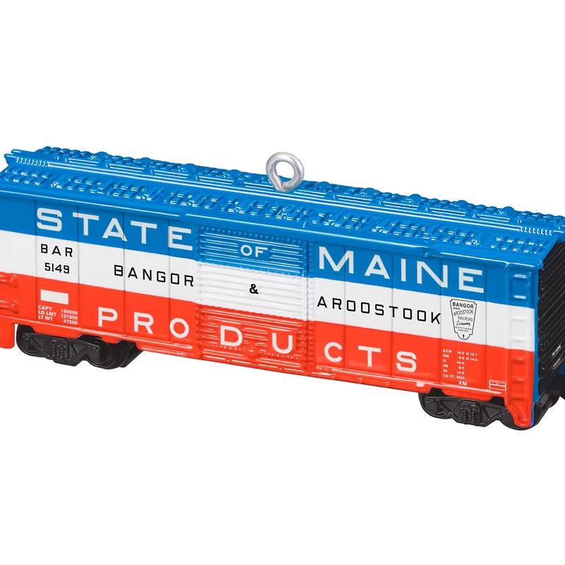 Lionel® Bangor & Aroostook State of Maine Boxcar Metal Ornament for only USD 29.99 | Hallmark