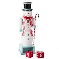 Snowman Christmas Countdown Nutcracker Figurine, 15" for only USD 56.99 | Hallmark
