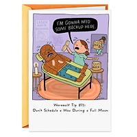 Werewolf's Hairy Situation Funny Halloween Card for only USD 3.69 | Hallmark