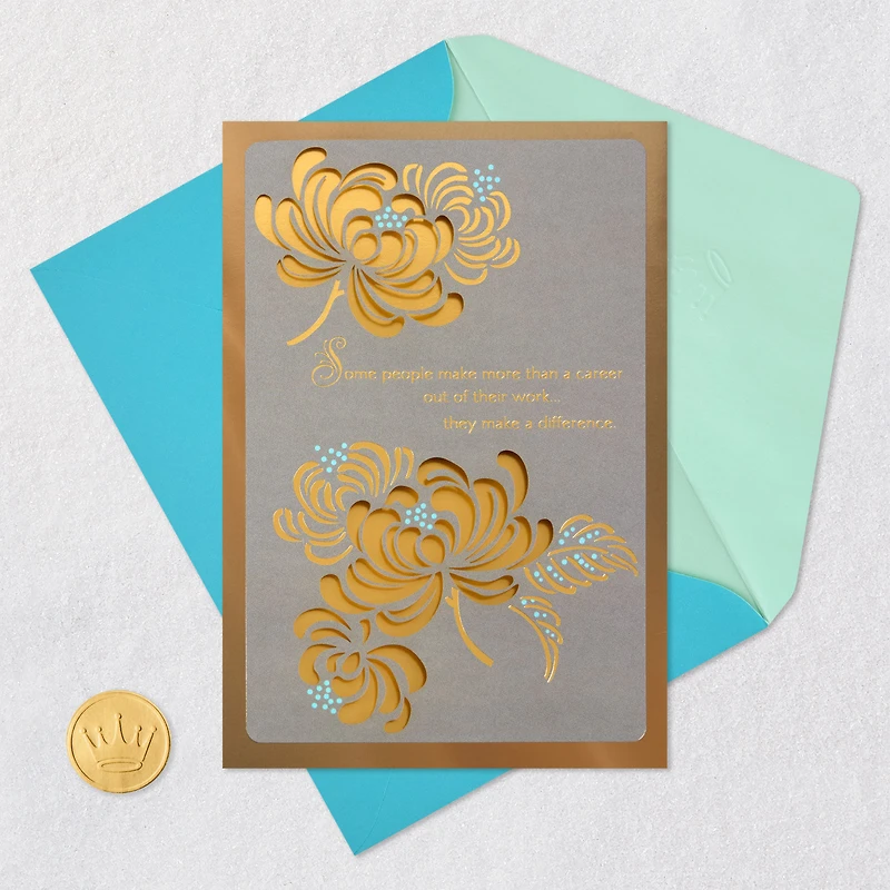 You Made a Difference Retirement Card for only USD 6.99 | Hallmark
