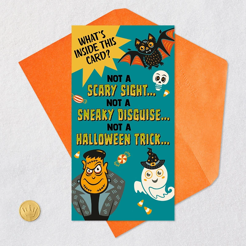 Just a Fun Surprise Money Holder Halloween Card for only USD 2.00 | Hallmark