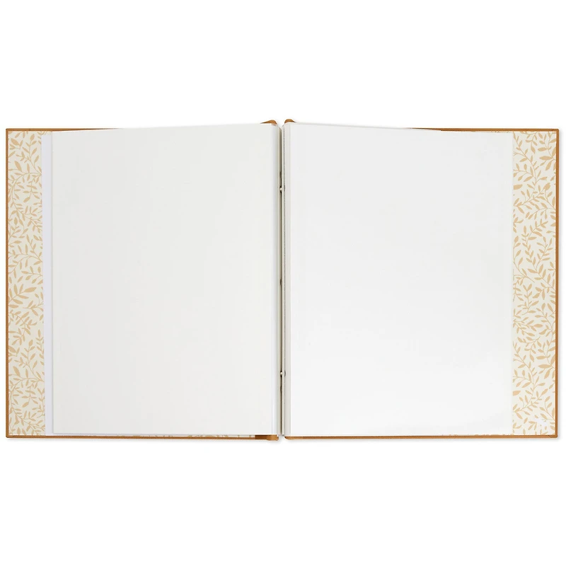 Our Family Gold on Tan Refillable Photo Album for only USD 39.99 | Hallmark