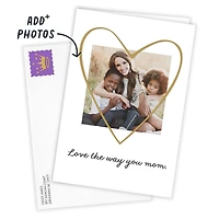 Gold Heart Custom Love Card for only USD 4.99 | Hallmark