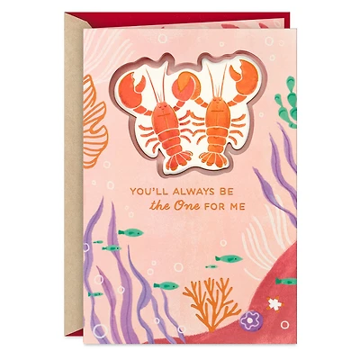 You're the One for Me Lobsters Romantic Valentine's Day Card for only USD 7.99 | Hallmark