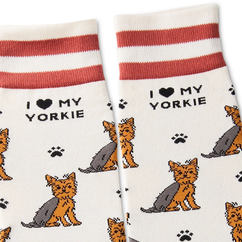 I Love My Yorkie Crew Socks for only USD 12.99 | Hallmark