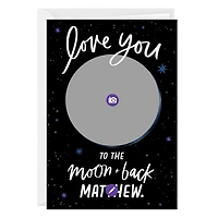 Personalized To the Moon and Back Love Photo Card for only USD 4.99 | Hallmark