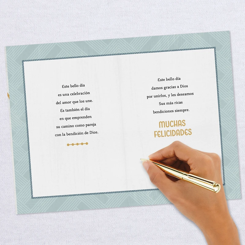 Thanks to God for Your Union Spanish-Language Wedding Card for only USD 3.59 | Hallmark