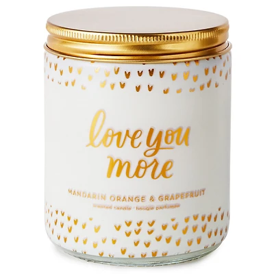 Love You More Scented Single-Wick Jar Candle, 7 oz. for only USD 14.99 | Hallmark