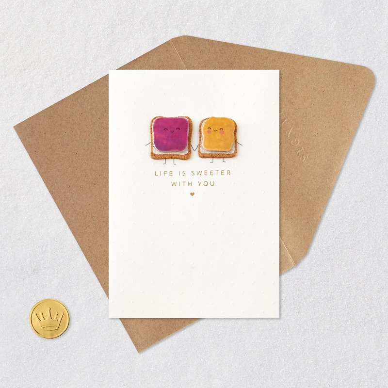 Life Is Sweeter With You Romantic Anniversary Card for only USD 8.59 | Hallmark
