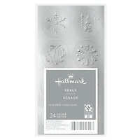 Silver Foil Embossed Holiday Seals, 3 sheets for only USD 3.49 | Hallmark