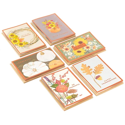 Fall Flowers Thanksgiving Cards Assortment, Pack of 36 for only USD 18.99 | Hallmark