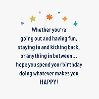 Whatever Makes You Happy 21st Birthday Card for only USD 2.99 | Hallmark