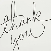 Black Script on Ivory Blank Thank You Notes, Pack of 40 for only USD 14.99 | Hallmark