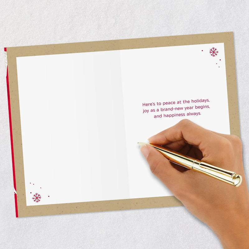 Peace, Joy and Happiness Christmas Card for only USD 2.50 | Hallmark