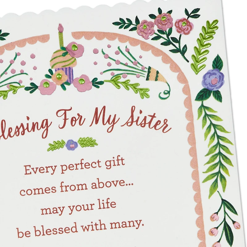 A Blessing for My Sister Religious Birthday Card for only USD 4.99 | Hallmark