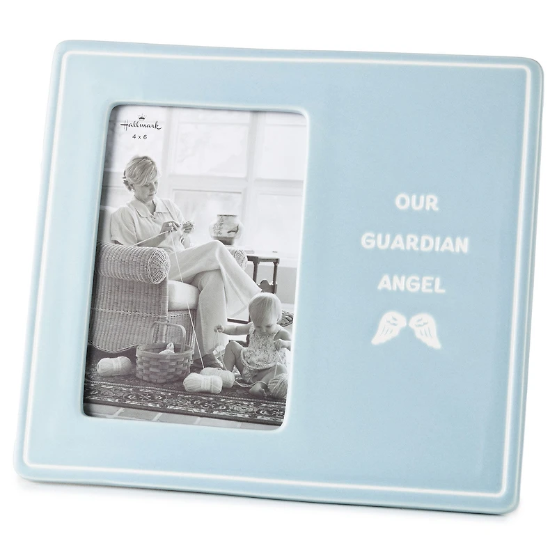 Our Guardian Angel Blue Picture Frame, 4x6 for only USD 26.99 | Hallmark