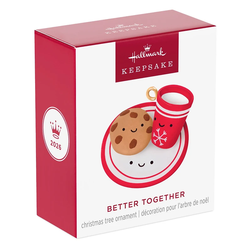 Mini Milk and Cookies Better Together Ornament, 0.75" for only USD 12.99 | Hallmark