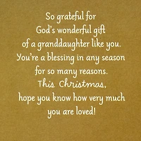 You're a Gift Religious Christmas Card for Granddaughter for only USD 4.59 | Hallmark