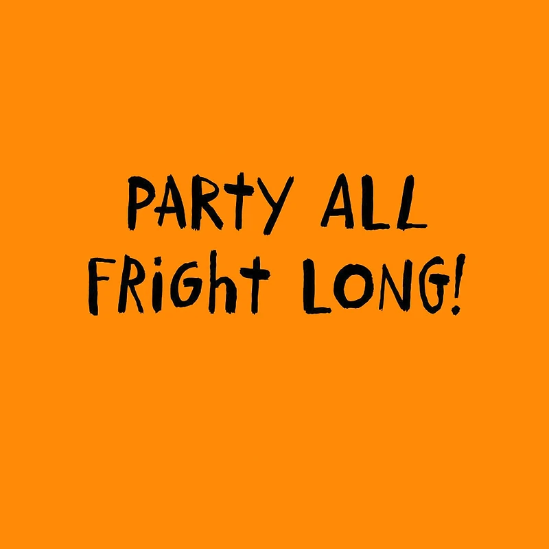Party All Fright Long Halloween Card for only USD 0.99 | Hallmark