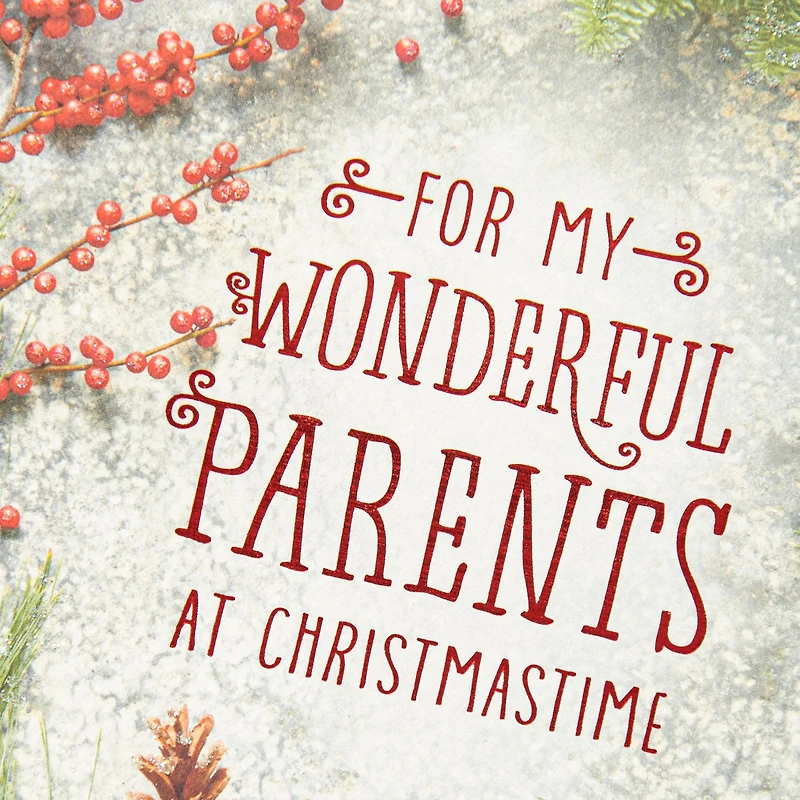 You've Filled My Life With Good Christmas Card for Parents for only USD 5.99 | Hallmark