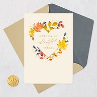 We're Giving Heartfelt Thanks for You Thanksgiving Card for only USD 3.99 | Hallmark