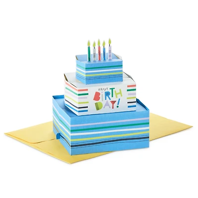 Playful Blue Cake 3D Pop-Up Birthday Card for Kids for only USD 7.99 | Hallmark