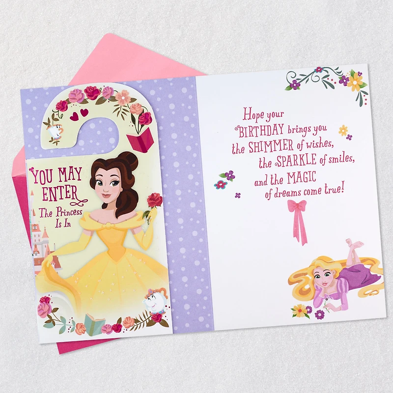 Disney Princesses All-About-You-Day Birthday Card with Door Hanger for only USD 5.99 | Hallmark