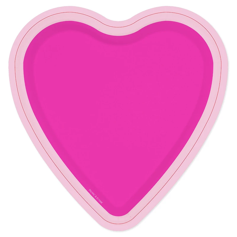 Bright Pink Heart-Shaped Dessert Plates, Set of 8 for only USD 4.99 | Hallmark