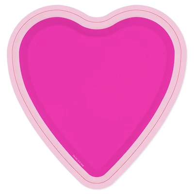 Bright Pink Heart-Shaped Dessert Plates, Set of 8 for only USD 4.99 | Hallmark