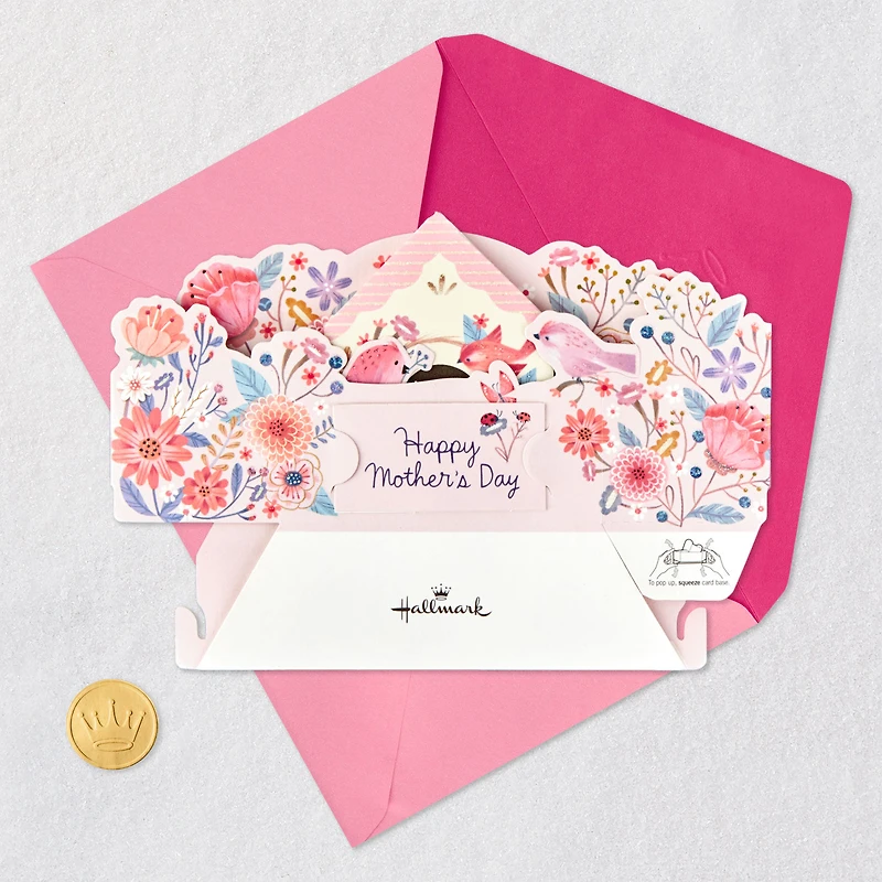 Floral Birdhouse Mini 3D Pop-Up Mother's Day Card for only USD 5.99 | Hallmark