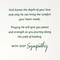 Depth of Your Love Religious Sympathy Card for Loss of Wife for only USD 5.59 | Hallmark