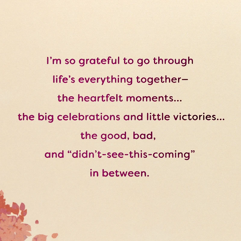 So Grateful You're by My Side Mother's Day Card for Sister for only USD 5.99 | Hallmark