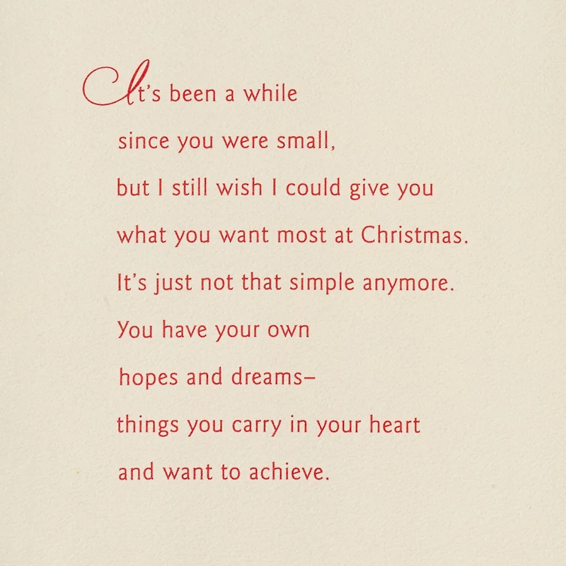 Your Happiness Means Everything to Me Christmas Card for Daughter for only USD 6.99 | Hallmark