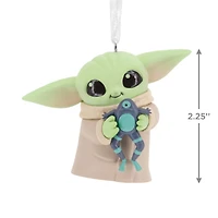 Star Wars: The Mandalorian™ Grogu™ With Frog Hallmark Ornament for only USD 11.49 | Hallmark
