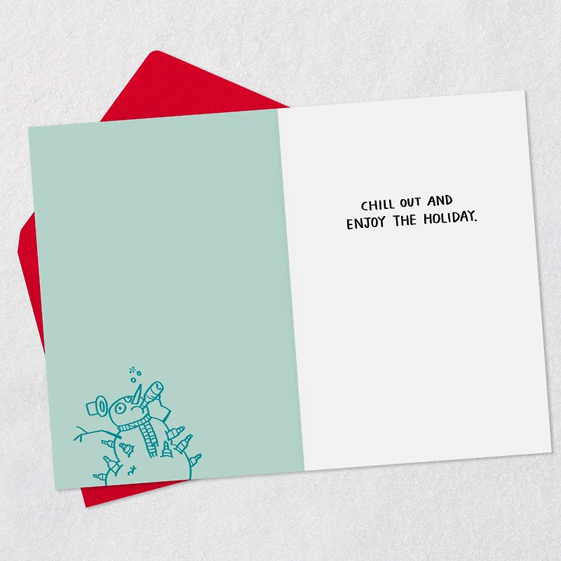 Beer Snowman Funny Holiday Card for only USD 3.69 | Hallmark