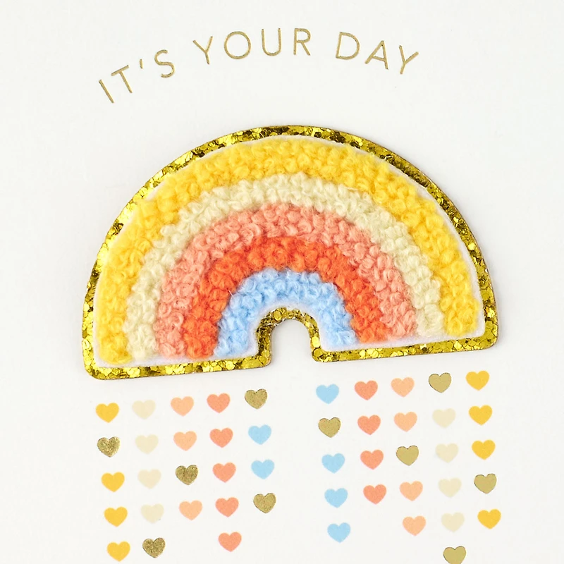Every Shade of Happy Birthday Card With Removable Fabric Patch for only USD 8.59 | Hallmark