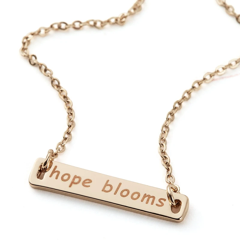 Hope Blooms Gold Metal Necklace for only USD 28.99 | Hallmark
