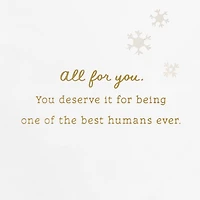 Best Human Ever Christmas Card From the Dog for only USD 4.99 | Hallmark