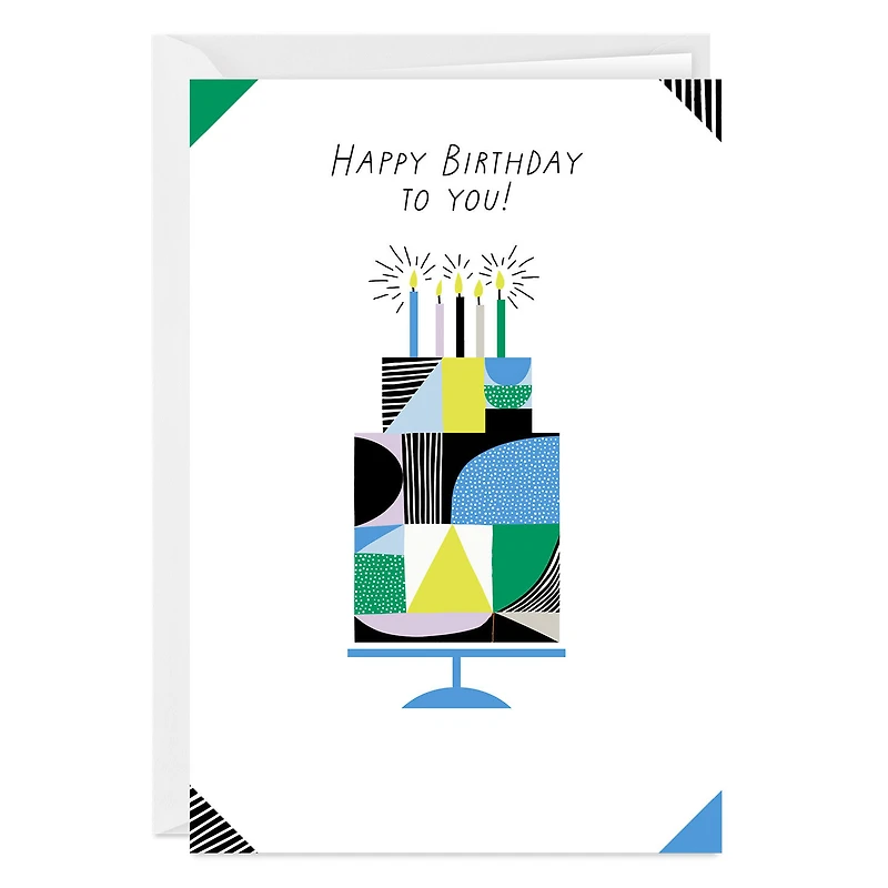 Modern Cake Custom Birthday Card for only USD 4.99 | Hallmark
