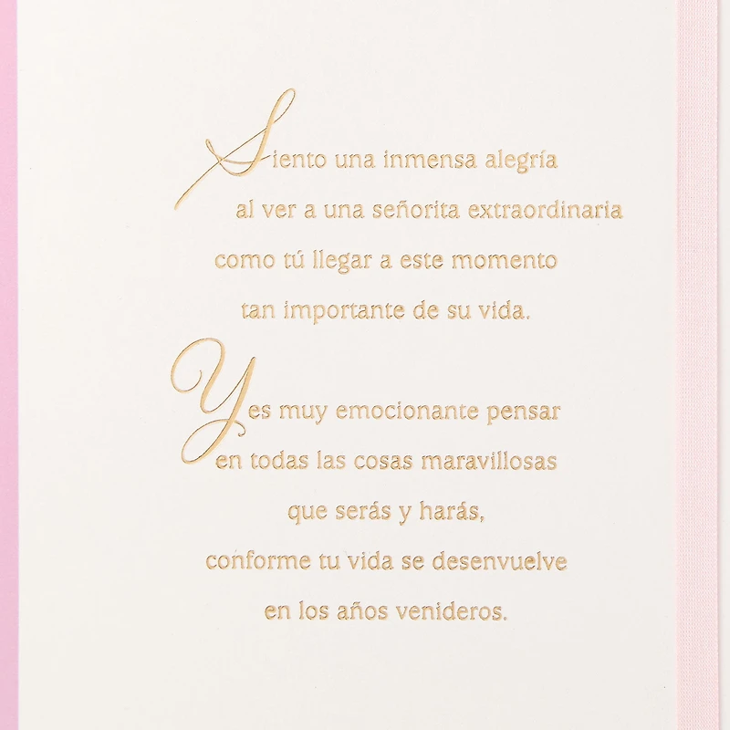 Butterfly Cake Spanish-Language Quinceañera Card for only USD 4.59 | Hallmark