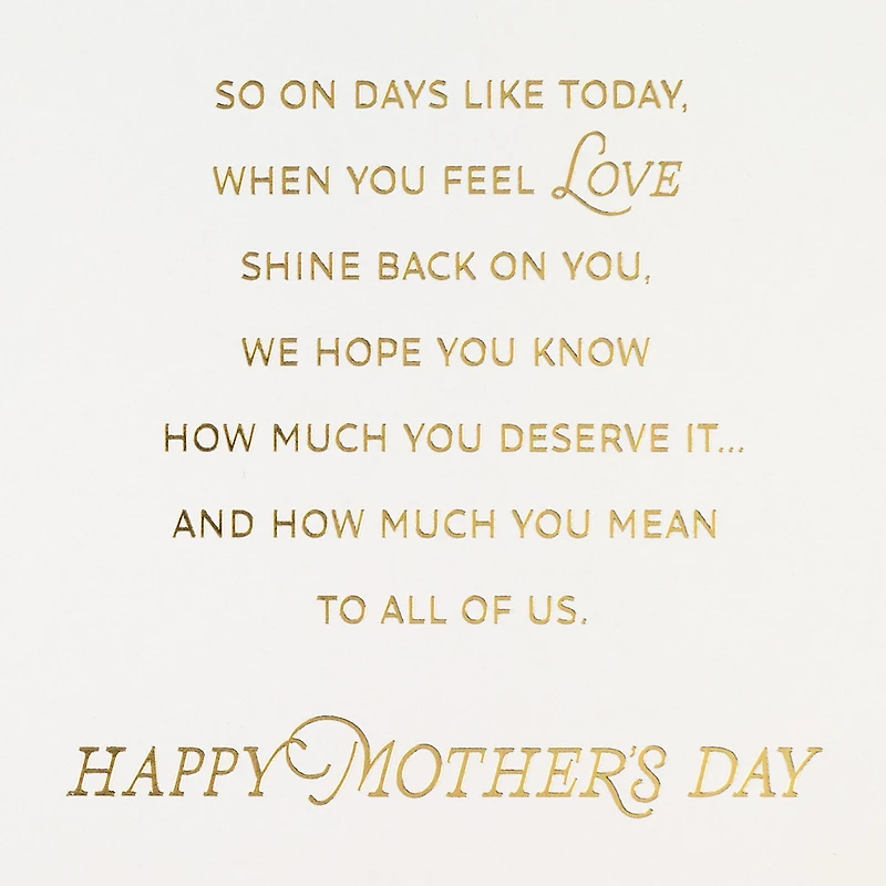 Your Love and Light Bless Hearts Mother's Day Card From All of Us for only USD 6.59 | Hallmark