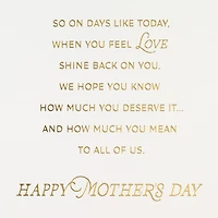 Your Love and Light Bless Hearts Mother's Day Card From All of Us for only USD 6.59 | Hallmark